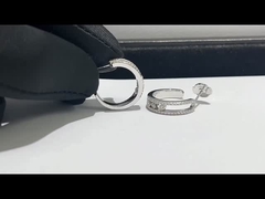 диамант золота Messika 18k серег диаманта золота ювелирных изделий роскошный точный