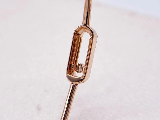 Origin Sophisticated 18K Gold Diamond Bracelet Custom With Lobster Claw Bracelet Clasp
