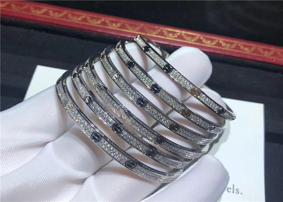 Brand De Love Bracelet N6710617 Solid 18K White Gold Brand Love Bracelet luxury jewelry factory