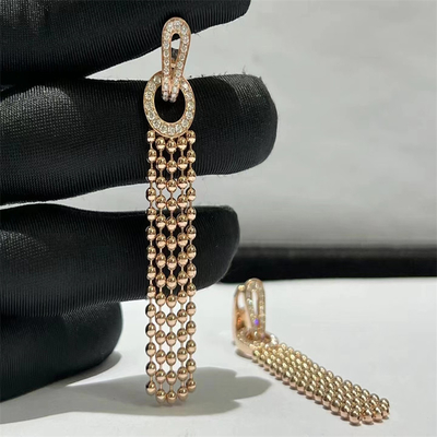 VVS Diamond Brand Jewelry Women HK Setting Розовое золото Алмазные серьги