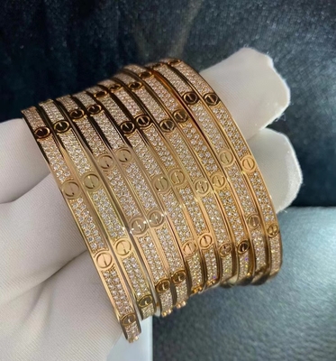 ювелирные изделия браслета золота браслета 18k любов диаманта Brand высокой фабрики Китая ювелирных изделий бренда изготовленной на заказ полные