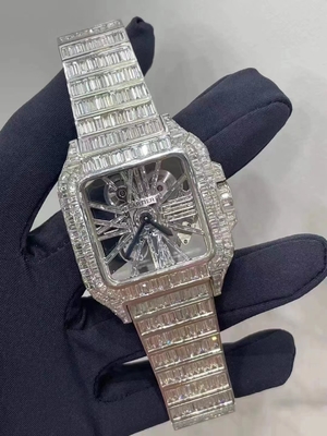 Часы Moissanite Custom Часы с кубиком льда Китайский производитель часов с кубиком льда
